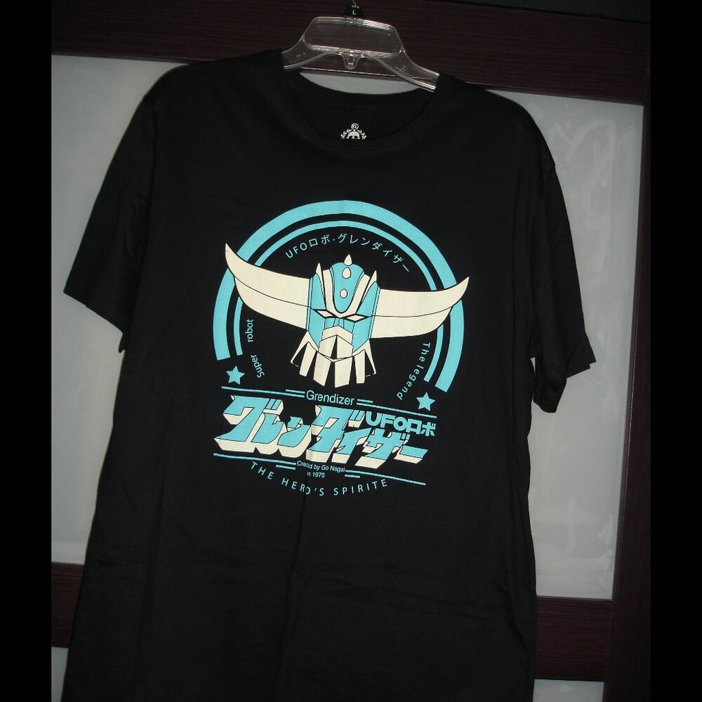 Go Nagi Grendizer Super Robot Mens T-shirt Black XL (US Medium)